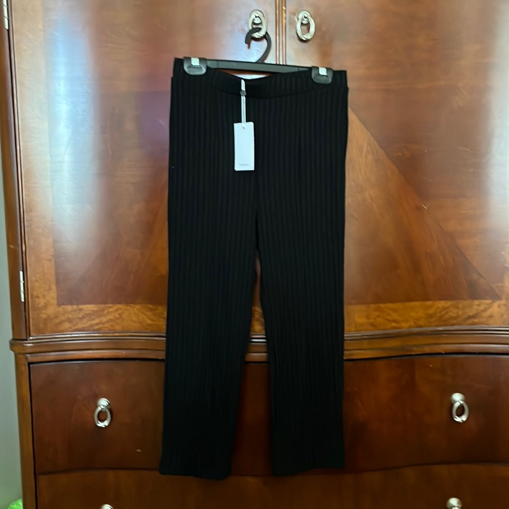 Black cotton pants , brand new with tags , size med